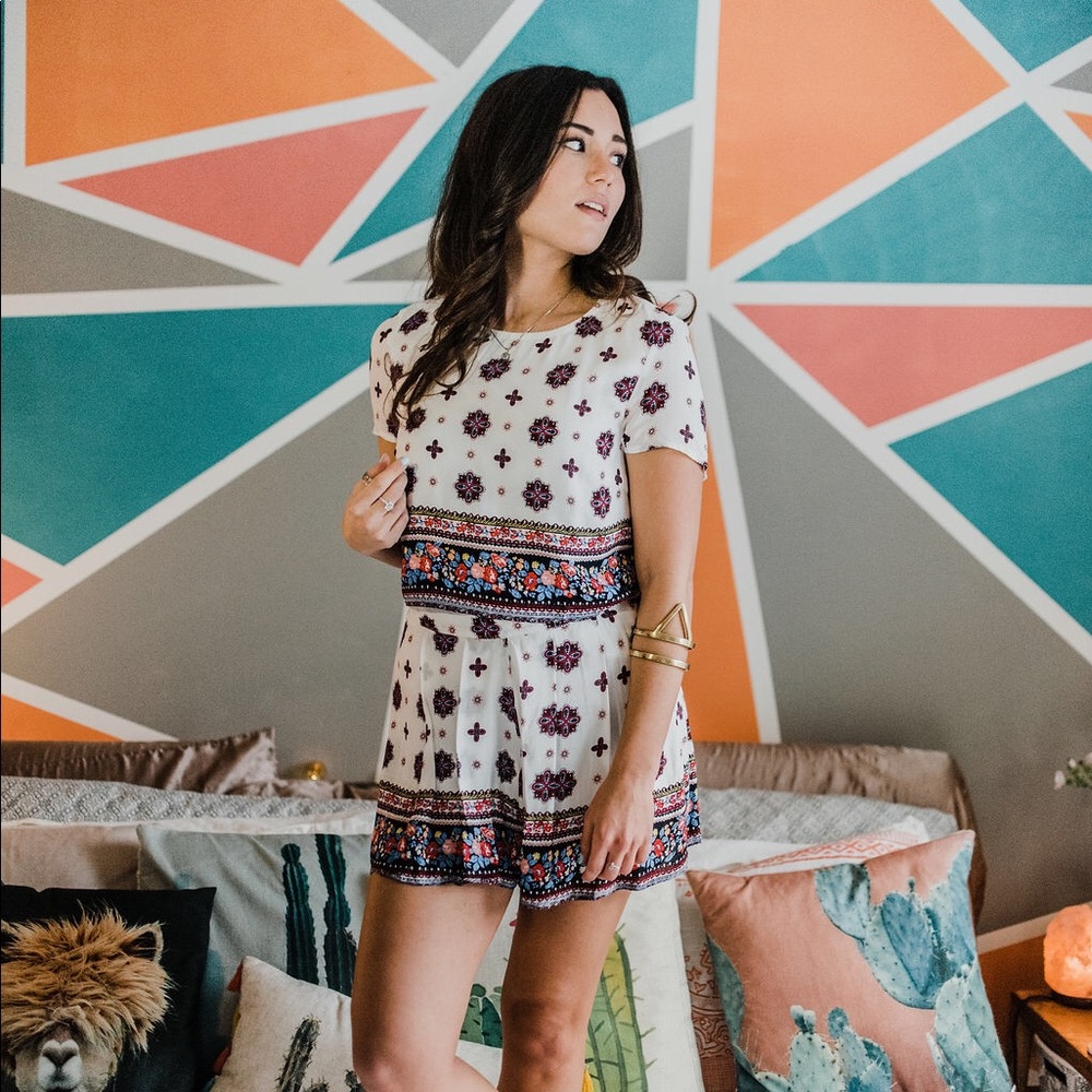 Two Piece Patterned Set